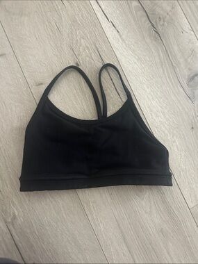 lululemon athletica Black Thin-Strap Sports Bra